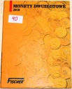 40 Album Fischer 2010 monety 2 zł złote NG x20 nordic gold NBP klaser