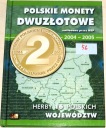 56 Album Herby Województw 2004-2005 monety 2 zł złote NG x16 nordic gold