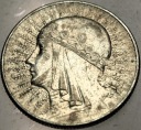 5 zł złotych 1934 Głowa Kobiety Polonia Jadwiga Babka SREBRO