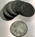 LOT zestaw 10 x 2 zł złote Głowa Kobiety Polonia Jadwiga Babka SREBRO
