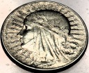 5 zł złotych 1934 Głowa Kobiety Polonia Jadwiga Babka SREBRO