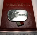 Medal 1980 XV Mistrzostwa Uczelni WP w LA Lekkoatletyka Warszawa LWP PRL
