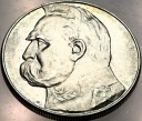 10 zł złotych 1936 Józef Piłsudski SREBRO (nr 2)