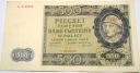 1940 500 zł Pięćset Złotych Seria A Góral