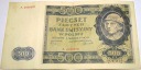 1940 500 zł Pięćset Złotych Seria A 2956958 Góral