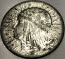 5 zł złotych 1933 Głowa Kobiety Polonia Jadwiga Babka SREBRO