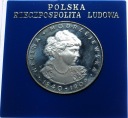 100 zł złotych 1975 Helena Modrzejewska SREBRO