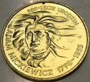 2 zł złote 1998 Adam Mickiewicz