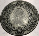 Austria 20 krajcarów 1786 B Józef II Kremnica SREBRO