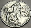 5 zł złotych 1958 RYBAK