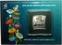 20 zł złotych 2012 EURO UEFA Polska Ukraina SREBRO