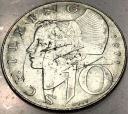 Austria 10 szylingów 1971 SREBRO