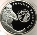 5 zł złotych 2011 Polonia Warszawa Polskie Kluby Piłkarskie SREBRO