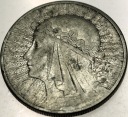 10 zł złotych 1932 Głowa Kobiety Polonia Jadwiga Babka SREBRO