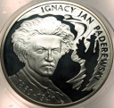 10 zł złotych 2011 Ignacy Jan Paderewski SREBRO