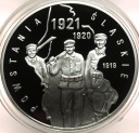 10 zł złotych 2011 Powstania Śląskie 1919 1920 1921 SREBRO