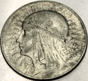 5 zł złotych 1934 Głowa Kobiety Polonia Jadwiga Babka SREBRO