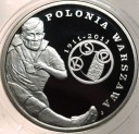 5 zł złotych 2011 Polonia Warszawa Polskie Kluby Piłkarskie SREBRO