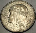 10 zł złotych 1932 Głowa Kobiety Polonia Jadwiga Babka SREBRO