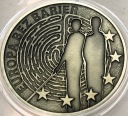 10 zł złotych 2011 Europa bez barier SREBRO