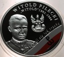 10 zł złotych 2017 WITOLD Pilecki Żołnierze Niezłomni SREBRO