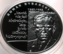 10 zł złotych 2019 Roman RYBARSKI Rybarski Wielcy Polscy Ekonomiści SREBRO