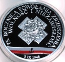 10 zł złotych 2020 WOLNOŚĆ I NIEZAWISŁOŚĆ 75. rocznica zrzeszenia SREBRO