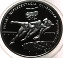 10 zł złotych 2018 PyeongChang Polska Reprezentacja Olimpijska Korea SREBRO