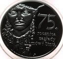 10 zł złotych 2019 75. rocznica zagłady Romów i Sinti SREBRO