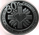 10 zł złotych 2021 CARITAS Polska 30-lecie wznowienia działalności SREBRO