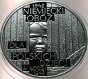 10 zł złotych 2022 Niemiecki Obóz dla Dzieci w Łodzi SREBRO