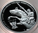 10 zł złotych 2018 100 lat Czynu Zbrojnego Polonii Amerykańskiej SREBRO