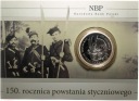 10 zł złotych 2013 150 rocznica Powstania Styczniowego SREBRO