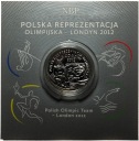 10 zł złotych 2012 LONDYN Polska Reprezentacja Olimpijska SREBRO