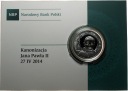 10 zł złotych 2014 KANONIZACJA Jana Pawła II SREBRO