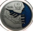 20 zł złotych 2022 GDYNIA 100 Lecie Portu SREBRO