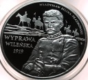 10 zł złotych 2019 r. - Wyprawa wileńska SREBRO