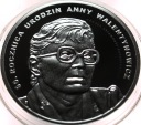 10 zł złotych 2019 r. rocznica urodzin Anny Walentynowicz SREBRO