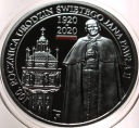 10 zł złotych 2020 Jan Paweł II (14,14 g) rocznica urodzin SREBRO