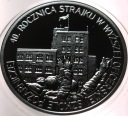 10 zł złotych 2021 40 Rocznica Strajku w Szkole Pożarniczej SREBRO