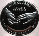 10 zł złotych 2021 COVID-19 - Dziękujemy służbie zdrowia SREBRO