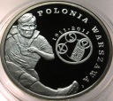 5 zł złotych 2011 Polonia Warszawa Polskie Kluby Piłkarskie SREBRO