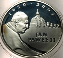 10 zł złotych 2005 Jan Paweł II 1920 2005 SREBRO