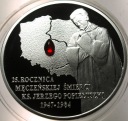 10 zł złotych 2009 Ksiądz Jerzy Popiełuszko SREBRO