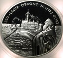 20 zł złotych 2005 350-lecie obrony Jasnej Góry Częstochowa SREBRO (nr 2)