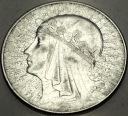 10 zł złotych 1932 Głowa Kobiety Polonia Jadwiga Babka SREBRO