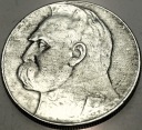 10 zł złotych 1936 Józef Piłsudski SREBRO