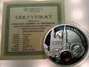 Niue 1 dolar 2012 SZOMBATHELY Szlak Bursztynowy L SREBRO