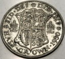 Wielka Brytania 1/2 korony half crown 1930 Jerzy V George Anglia UK SREBRO