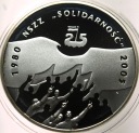 10 zł złotych 2005 NSZZ Solidarność 1980 2005 SREBRO